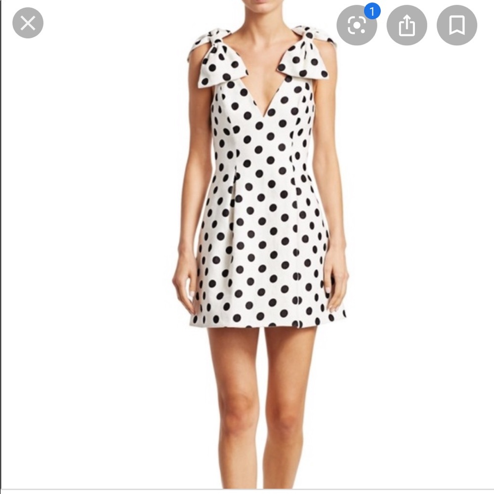 Zimmerman Corsage Bow-Embellished Linen Minidress